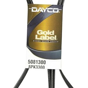 Dayco Multi Rib Serpentine Belt - Main Drive 5081300
