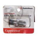 4-Pin Female Microphone Connector 511205