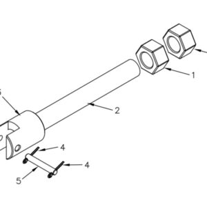 Tommy Gate Roller Chain Adjustment Screw Assembly 007947TG